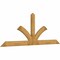 Ekena Millwork Richland Rough Sawn Timber Gable Bracket, Western Red Cedar, 108"W x 40"H x 2"D x 6"F, 9/12 Pitch GBW108X40X0206RIC00RWR - alternate 3